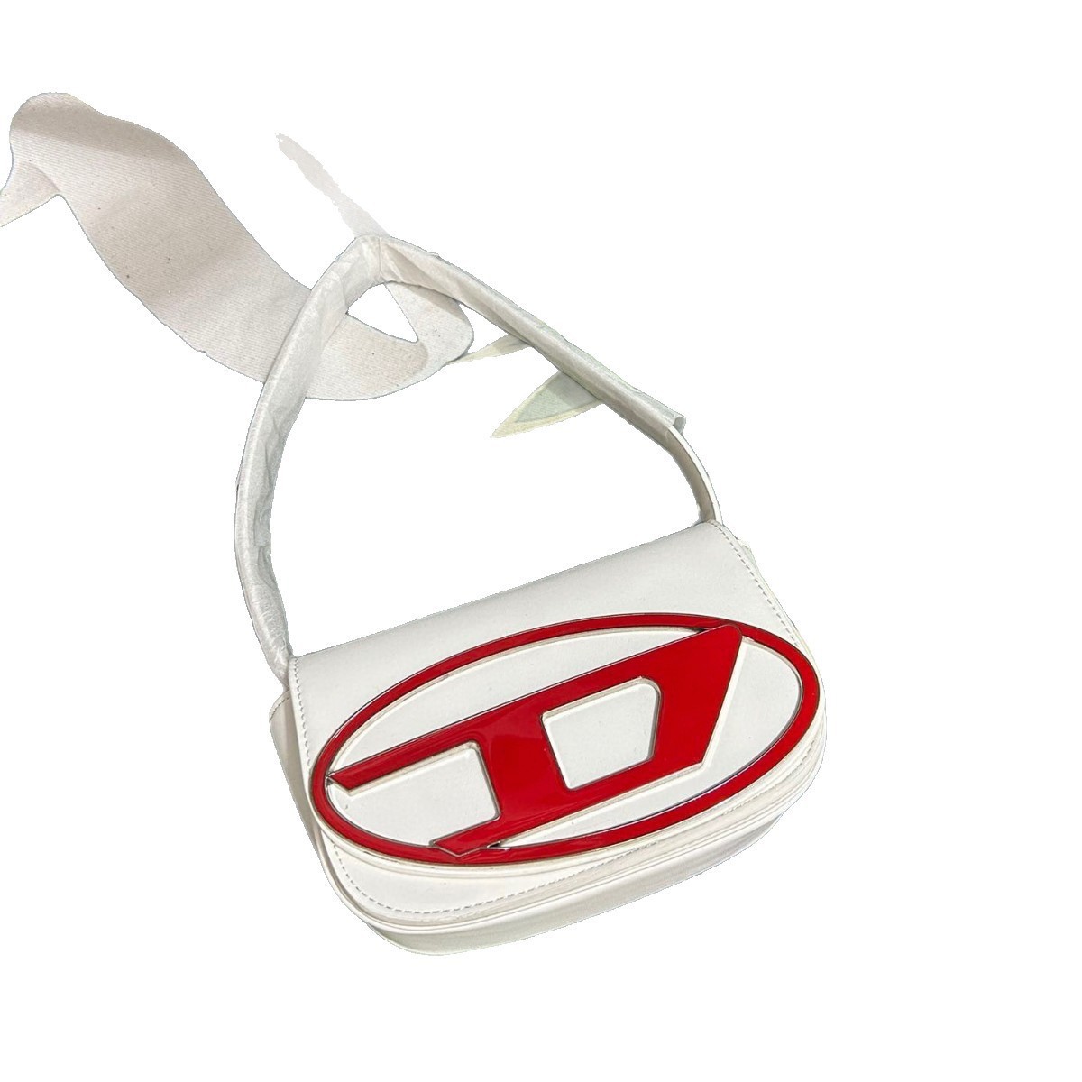 Luxury Bags White - Pure White Smooth Leather Mini Underarm