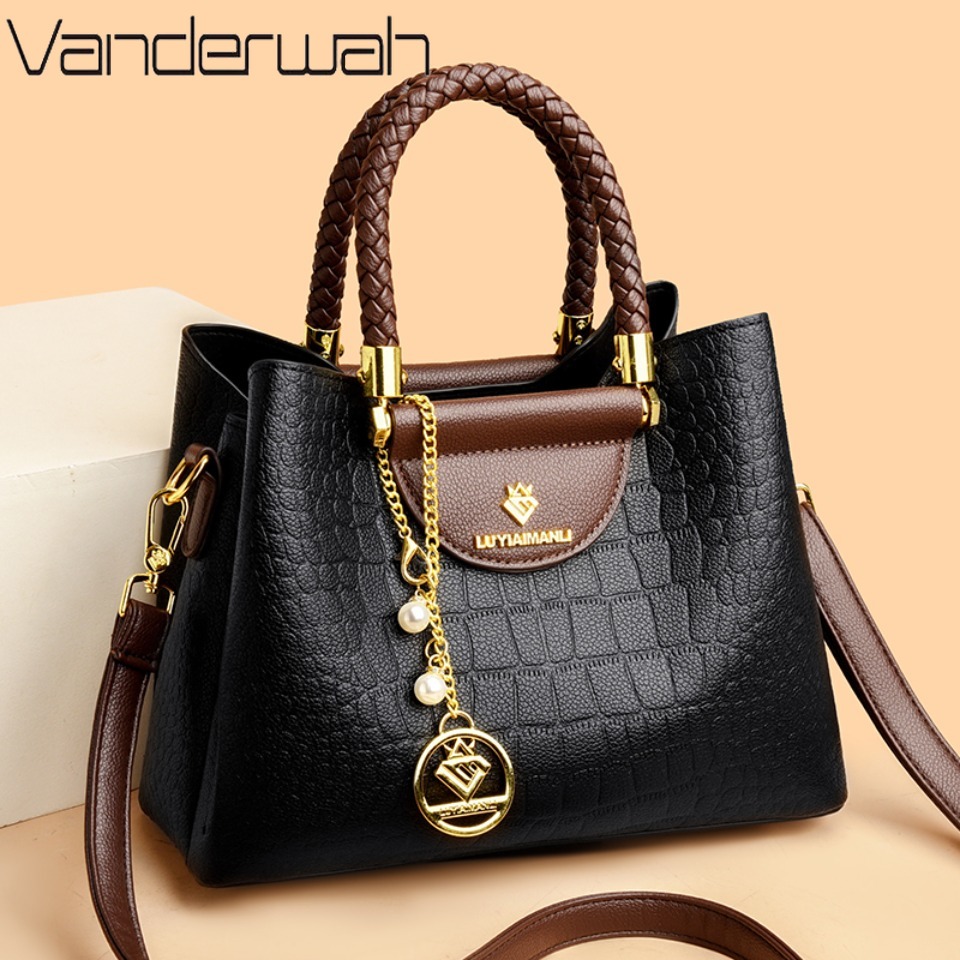 Luxury Bags Collection - Woven Handle Genuine Brand High Quality