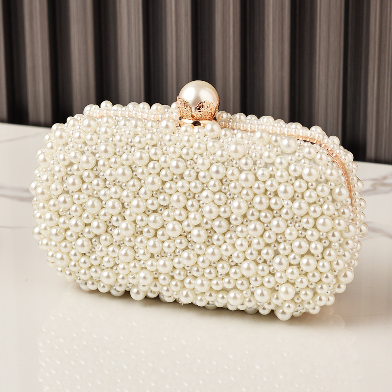 Luxury Bags White - Women’s Party Bags White Pearl Evening