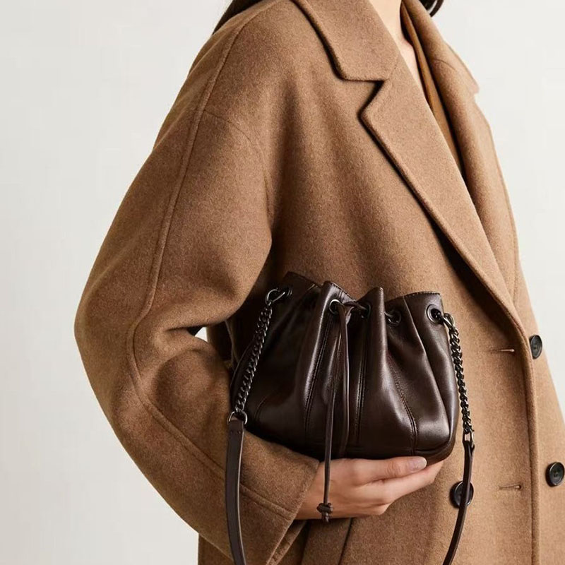 Fashion Drawstring Bucket Bag  - Luxury Quilted Bags recension och pris