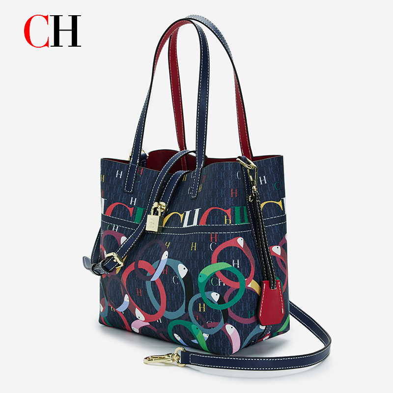 CH Women Large Capacity Printe - Shoulder Bag Slouchy recension och pris