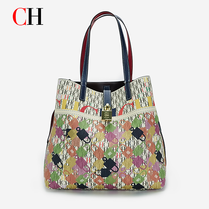 CH Women Large Capacity Printe - Shoulder Bag Slouchy recension och pris