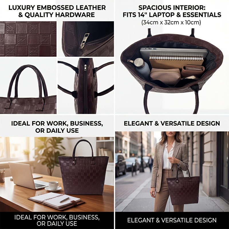 Light Luxury Deep Brown Quilte - Luxury Quilted Bags recension och pris