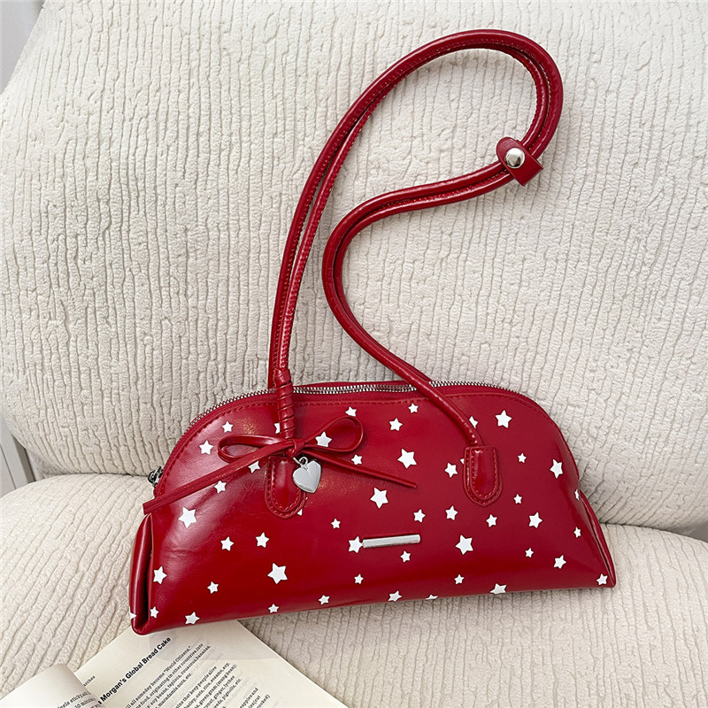 New PU Stars Bow Zipper Sweet  - Luxury Bags Affordable recension och pris