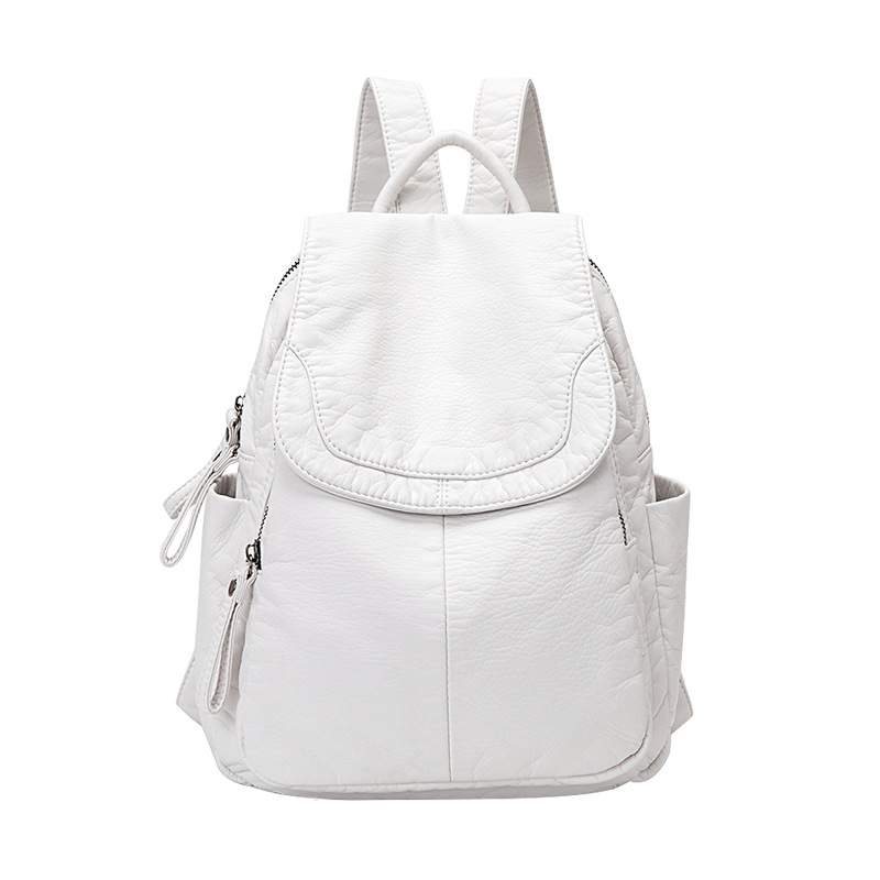 Women's Backpack White Washed  - Luxury Bags White recension och pris