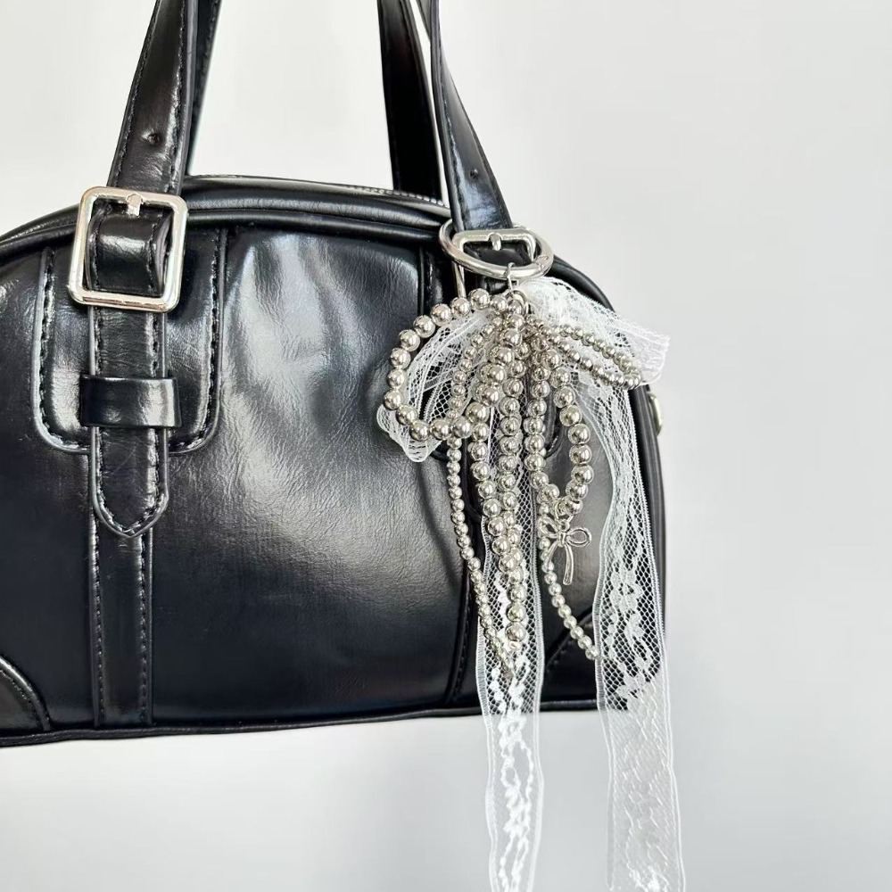 fashion Lace Keychain Bow Whit - Luxury Bags White recension och pris